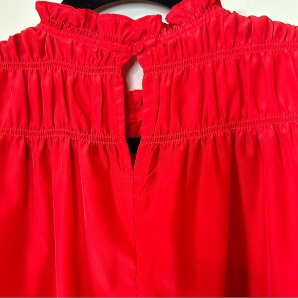 Joie Cayenne Red Blouse - Picture 4 of 7